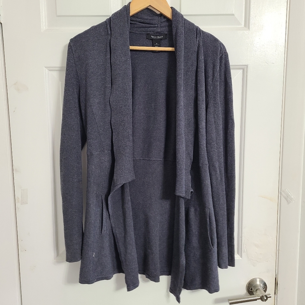 WHBM dark gray open cardigan size M   *P1
